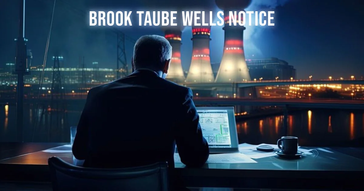 brook taube wells notice