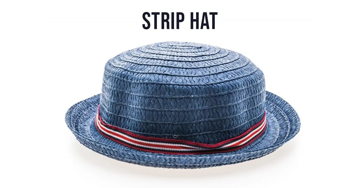 strip hat